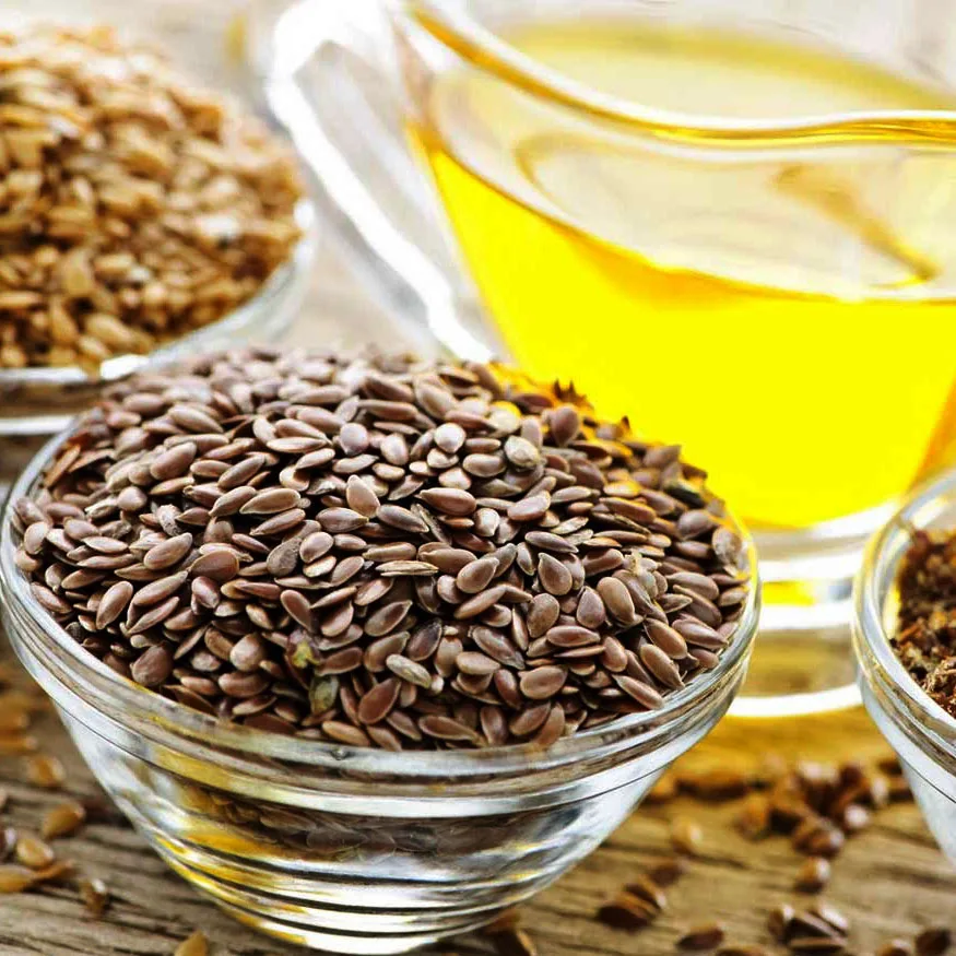 Iso Certified Cold Press Linseed Oil Free Sample Flaxseed Oil Skin Care Linseed Oil