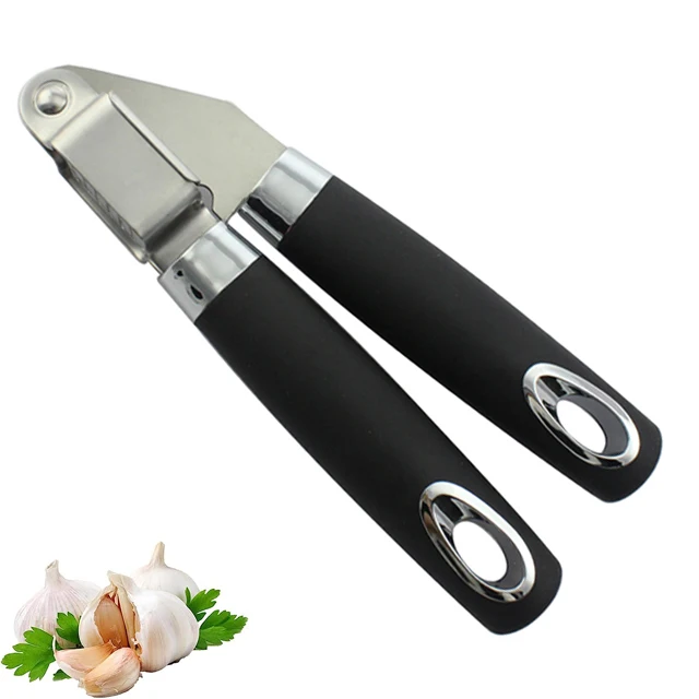 New item stainless steel garlic press slicer
