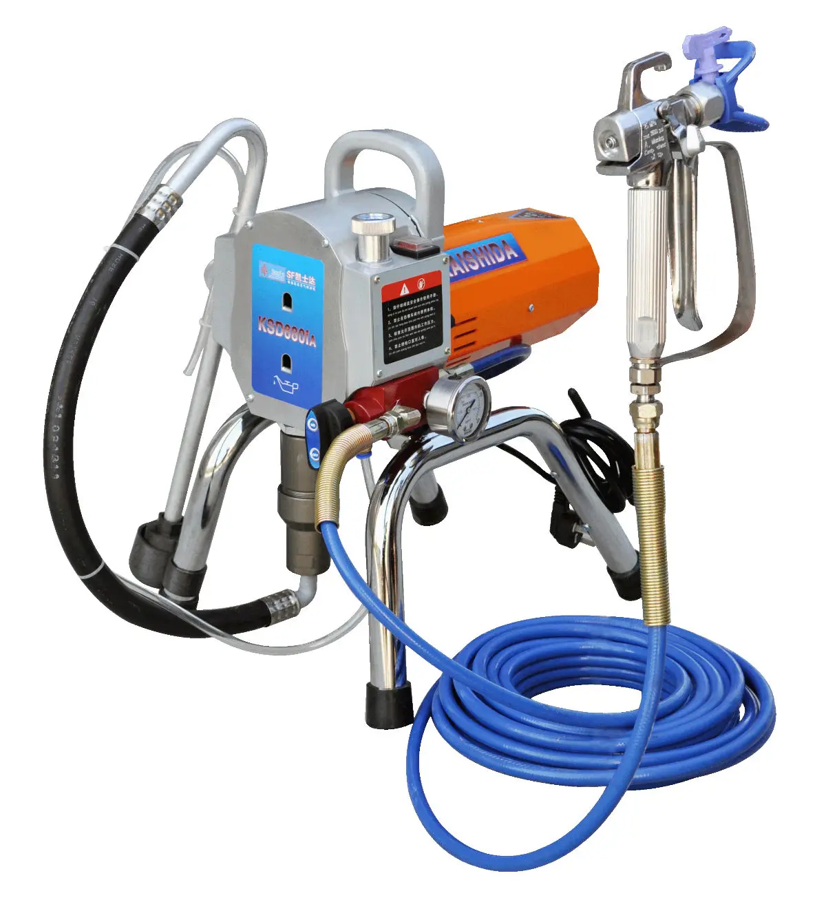 
Airless paint sprayer machine 2 guns airless spray gun paint sprayer 