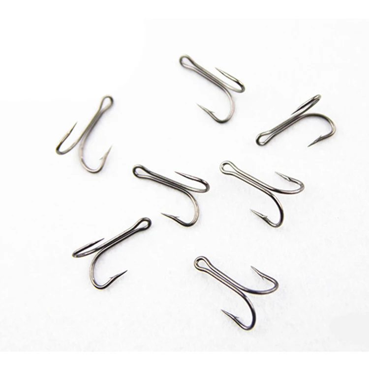 DORISEA High Carbon Steel 8238 Double Hook Soft Worm Ray Frog Fly Fishing Hook For Jig Bass