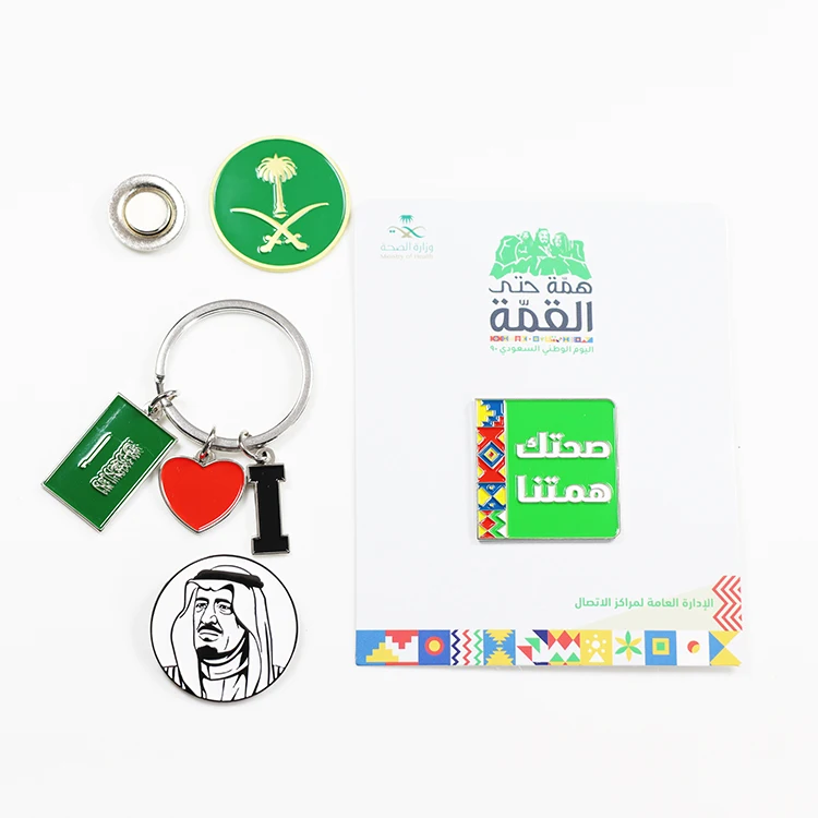 Custom Logo Souvenir Magnetic Name Badge Crafts Soft Hard Enamel Badge Lapel Pin