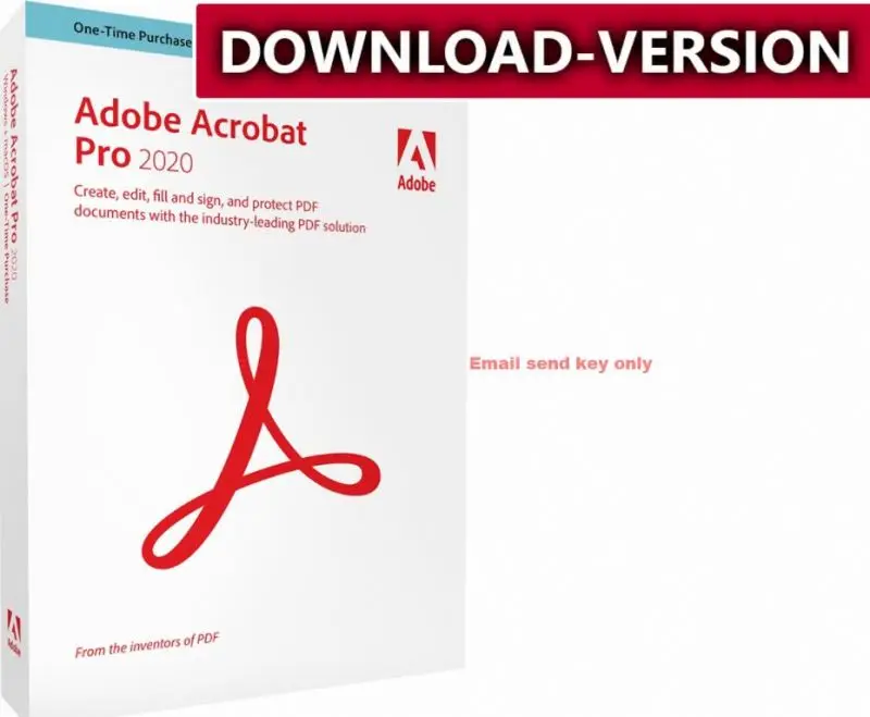 Клавиша Acrobat Pro Dc 2022 с