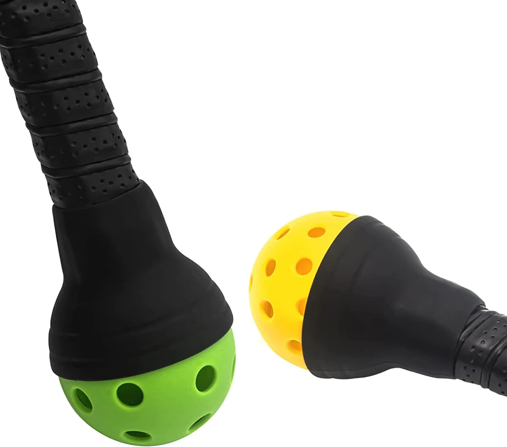 Pickleball Ball Retriever  Attach to Racket Bottom, Easy to Pick Up Pickleball Balls Protect Your Back Away from Bending