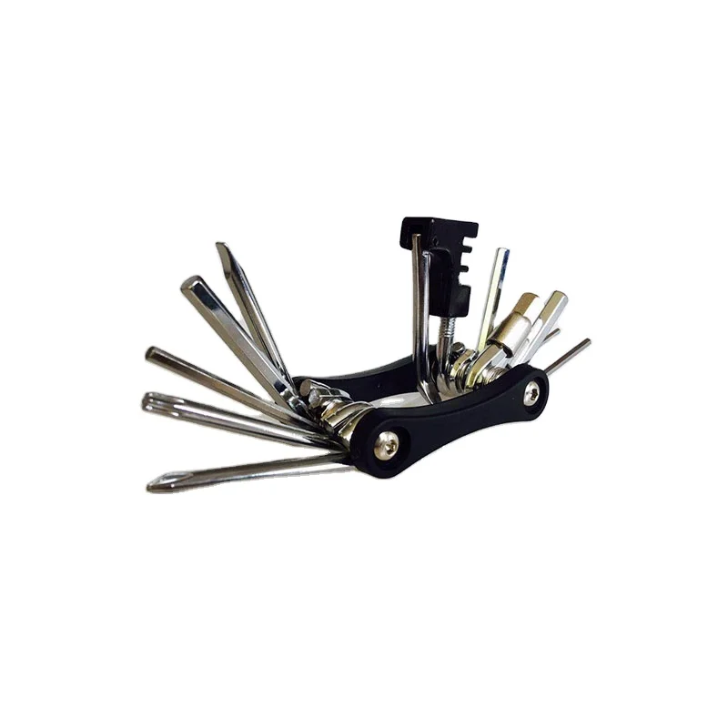 11 Multi-Functions Mini Folding Bicycle Accessories Bicycle Repair Tool Hand Tool Box Knit Set For Bicycle
