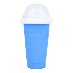 Newly Silicone Slushy  Maker Ice Cream Tool Silicone Frozen Smoothie Cup