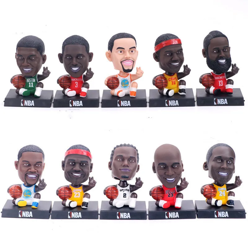 Custom NBA Basketball Player Bobbleheads for Cars Decoration Resin Bobblehead Figurine Doll