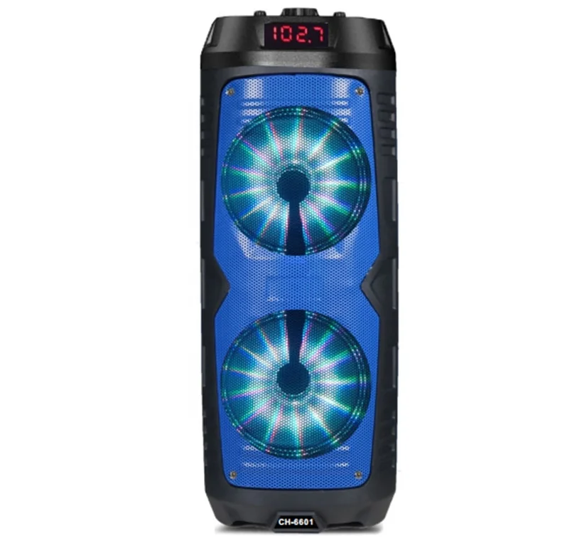 Avcrowns Hot sales Dual 6.5 inch portable speaker subwoofer with USB BT FM