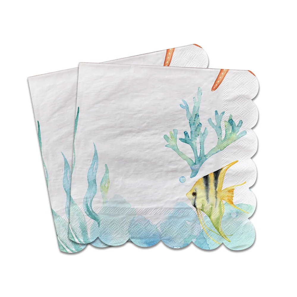 
partyware offset printing paper plate and cup printed paper napkins for decoupage 