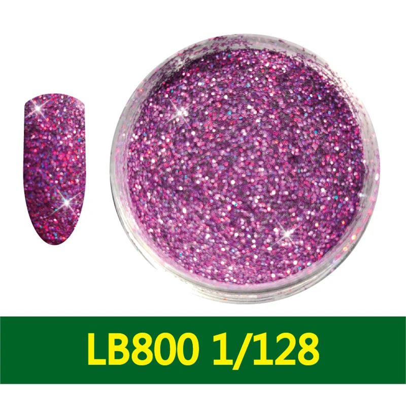 10g/bottle High Quality Laser Glitter Powder Multi Color Glitter Powder For Nail Art Slime