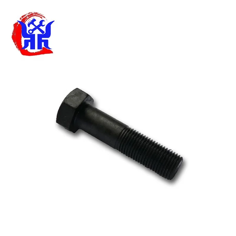 M10x45mm Hex Head Screw Bolts Fastener Grade 8.8 Carbon Steel Black Hexagon Head Bolt Screw