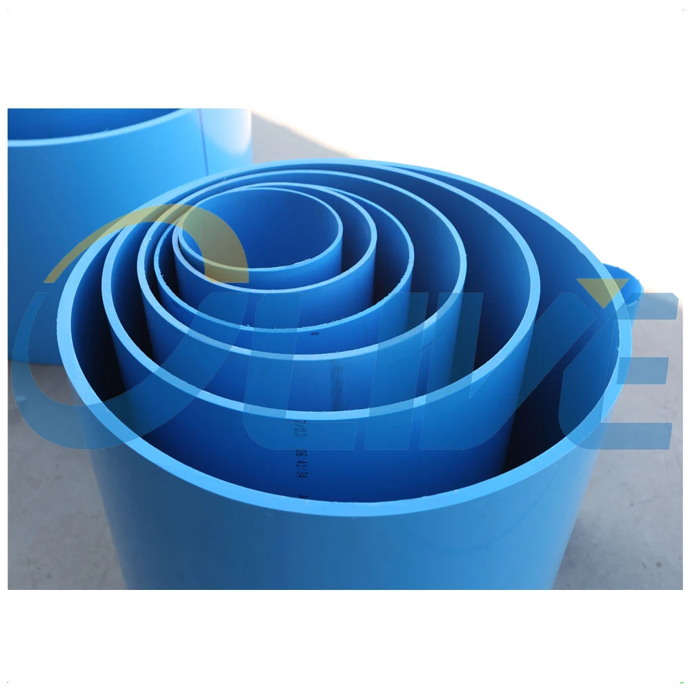 PVC-O Class 500 Olive Pipes for Safe drinking water with flexibility and rubber ring joint