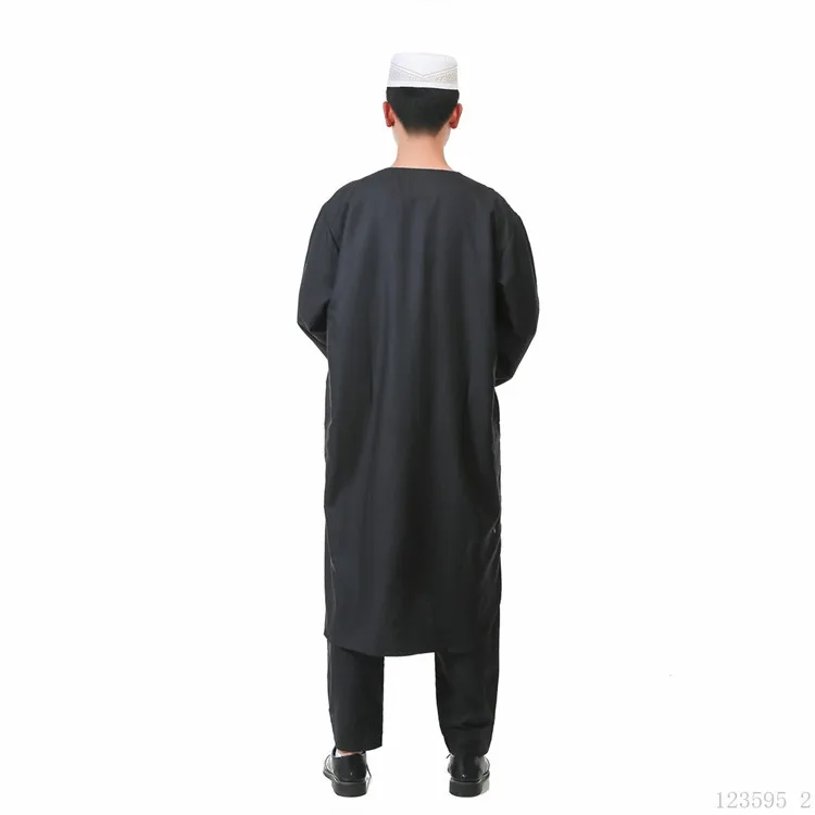 High quality men islamic abaya clothing muslim arabic dubai traditional robe thobe