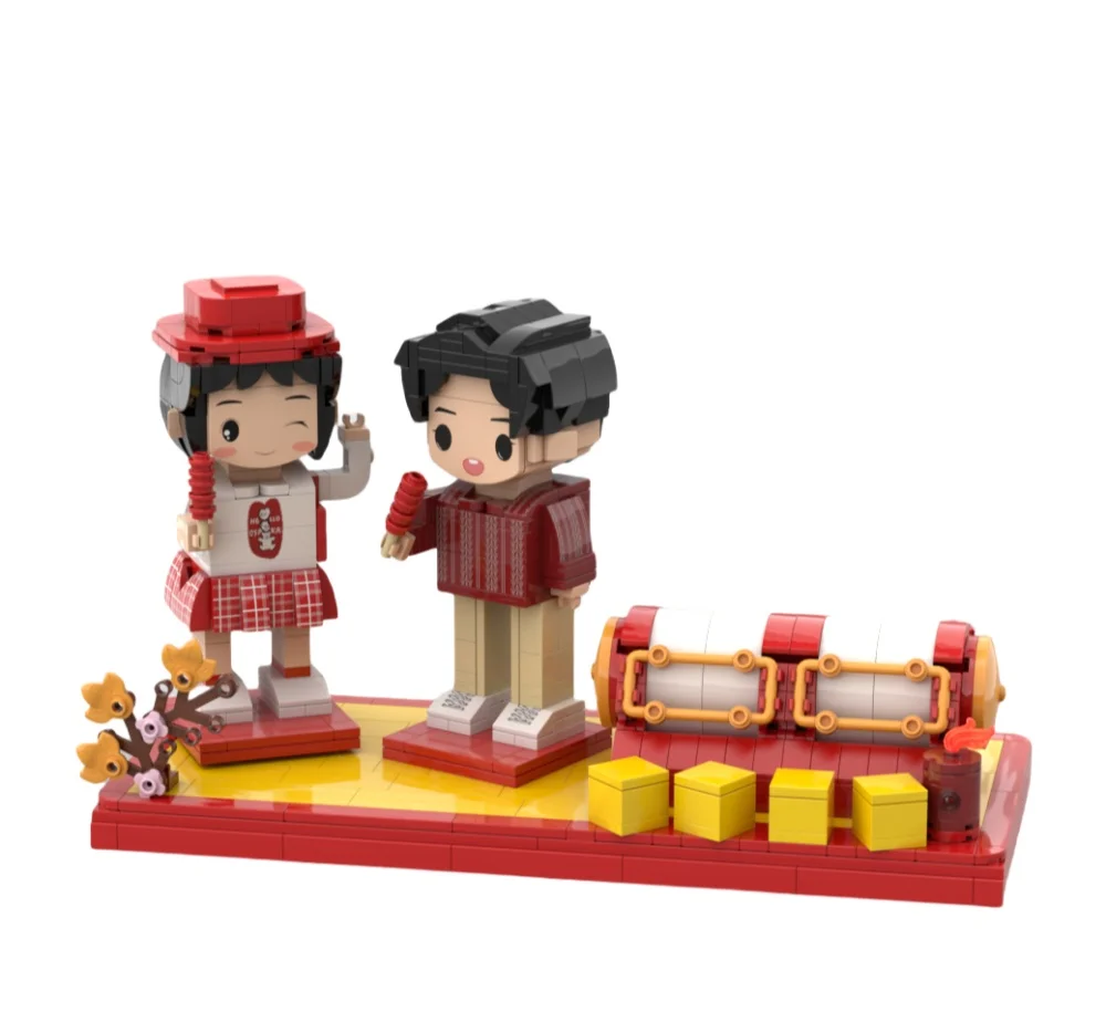 Home Decorations Innovative Calendar  Custom Building Block Sets New Products Anime Figure Intelligent DIY TOY
