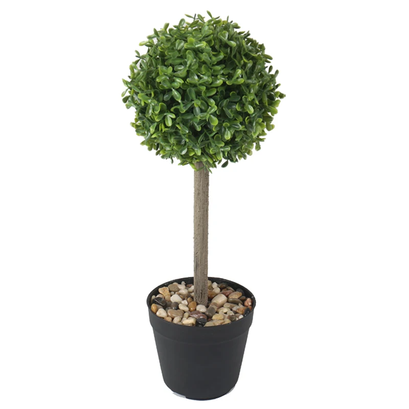 Высококачественный пластиковый шар из бокса, рама для топиаров, растения, бонсай с горшками для украшения дома и сада, искусственная трава, шарик, дерево