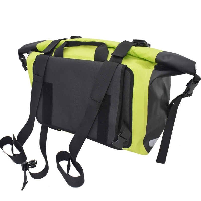 Dry Seat Storage Motorbike Saddle Bags  Sport Motorcycles Tail Bag Large PVC Waterproof Luggage Bag