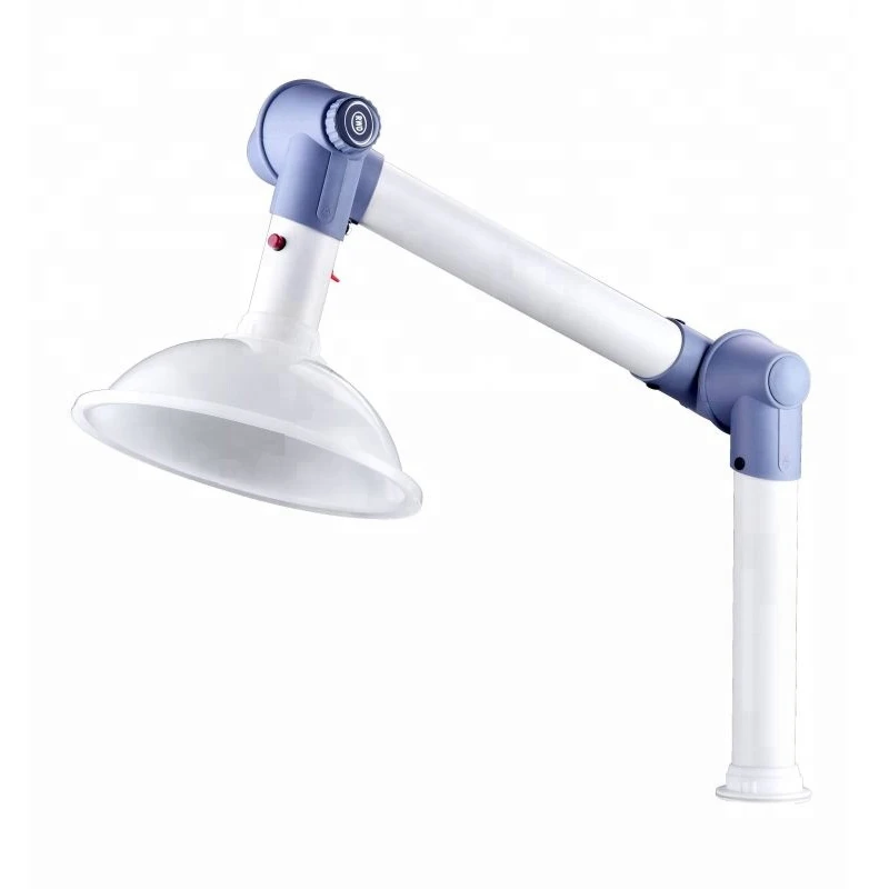 rotating flexible fume extraction hood/laboratory extraction arms/ aluminium alloy Universal Flexible Fume Extraction