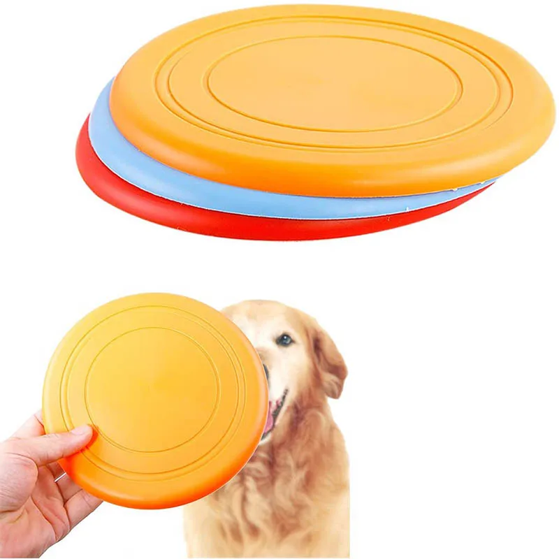  Pet dog toy silicone flying plate
