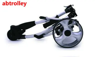 
Follow me trolley electric auto electric power kaddy on golf ground 3 wheel golf trolley 