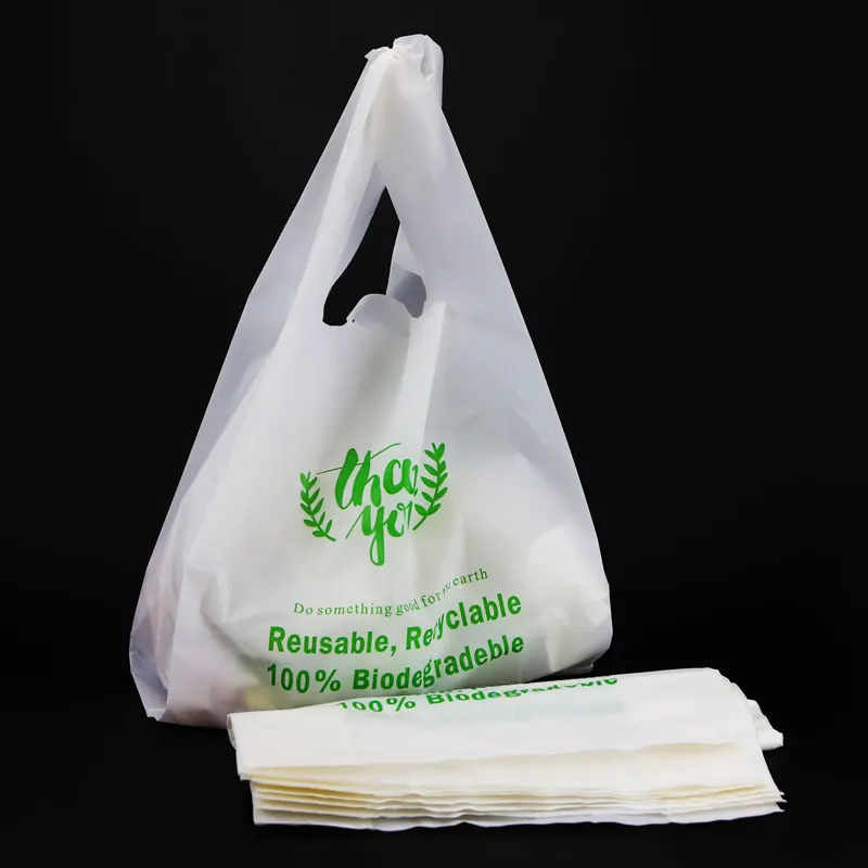  Biodegradable Plastic Bag Corn Starch Compostable 1000 Shopping Thank You