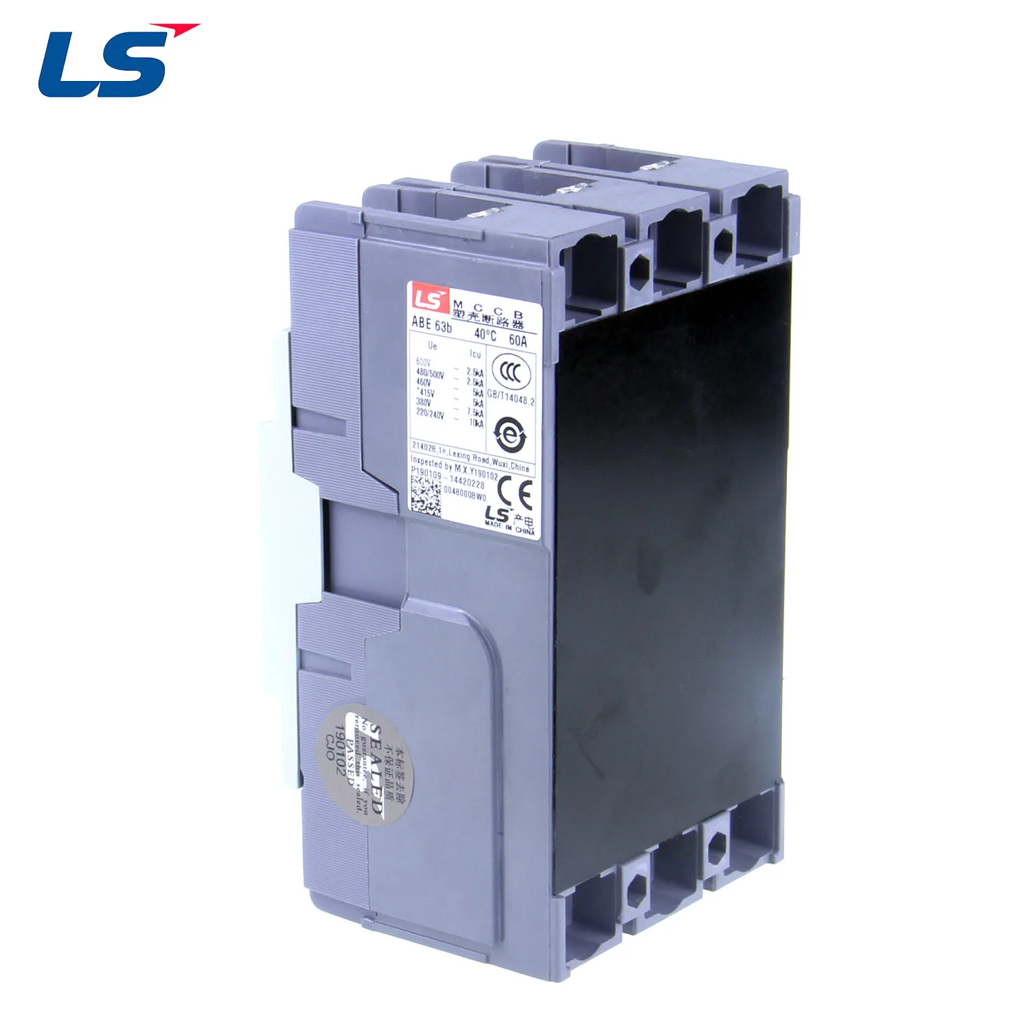 Оптовая продажа Серия LS ABE экономичный MCCB давление магнитный тип три полюса/3P/3 полюса/три полюса