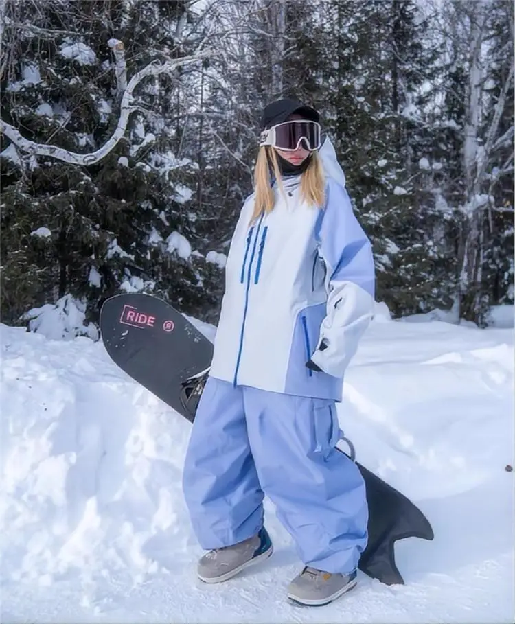 OEM CUSTOM Ski Snow Wear Waterproof and Windproof Skis Women Warm Wear Full Body One Piece Ski Suit