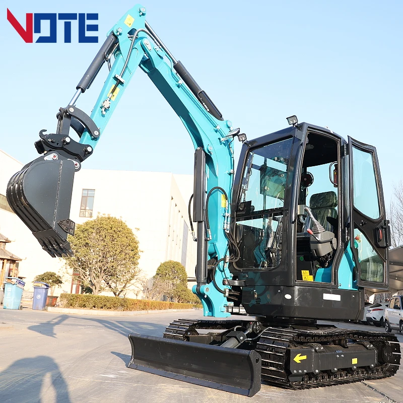 China Mini Excavator 1 Ton 2 Ton EPA Kubota Engine  Digger  Farm Small Excavators 3.5 Machine Prices Mini Excavator