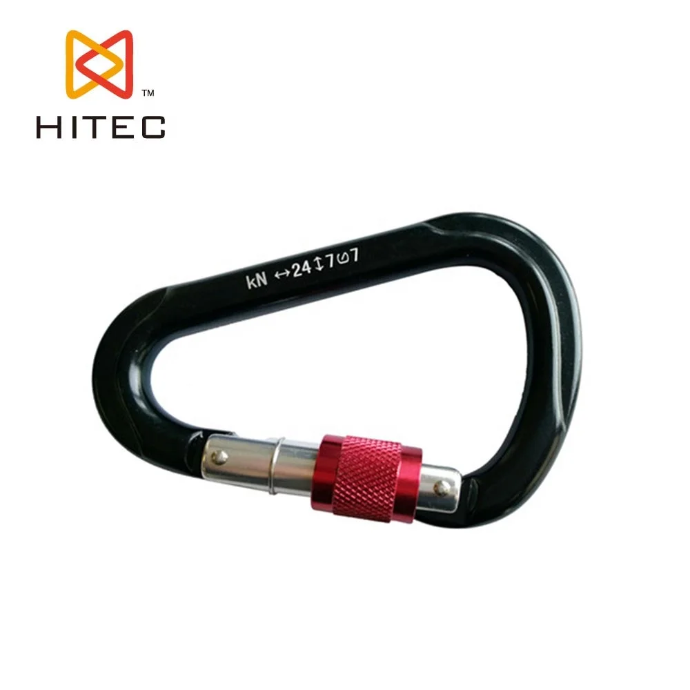 Aluminum Carabiner-Straight Gate Climbing Snap Bag Hook