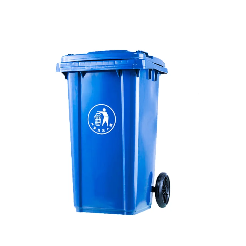 2024 High Quality 240 Litre Recycling Outdoor Wheelie Garbage Containers With Customizable Category Labels