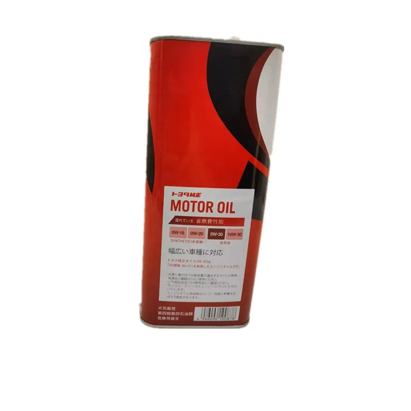engine oil cans of SN/CF5W30 4 l corolla corolla fully synthetic engine oil 08880-10705