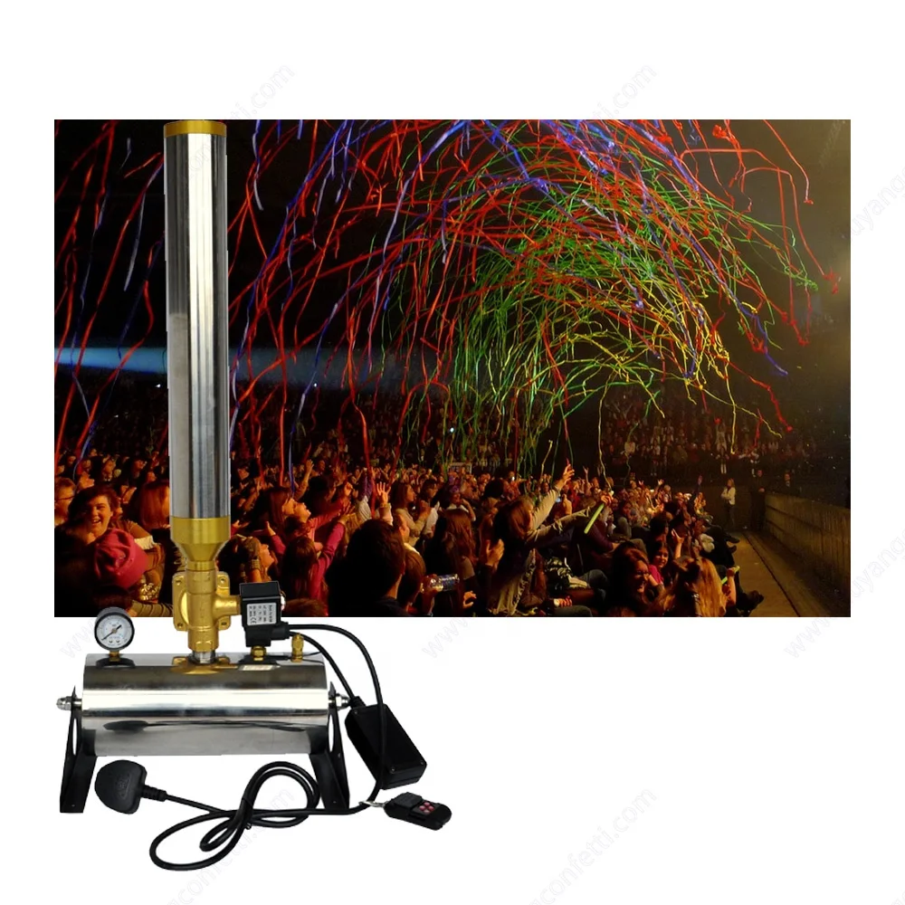 Мини конфетти пушечный автомат бумажный шутер пульт дистанционного управления для вечеринки сценическое свадебное оборудование