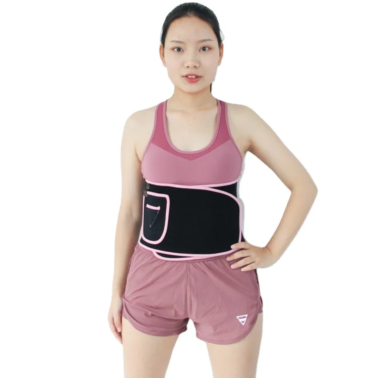 
High quality sweat belly with fat burning boneless waist pocket for waist protection 