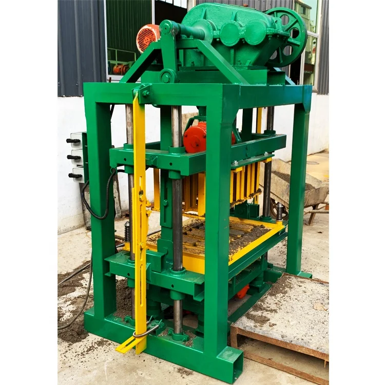 SY Building Block Machine QTJ4-40 Semi Automatic Manual Cement Concrete Hollow Block Making Machine Low Factory Price For Sale