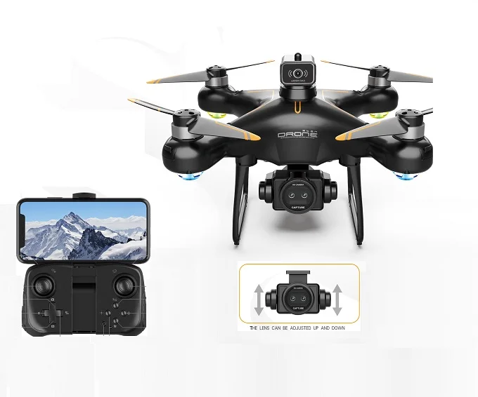 DWI DOWELLIN Dual camera drone accessories Smart Hover RC helicopter Brushless motor Quadcopter Toy