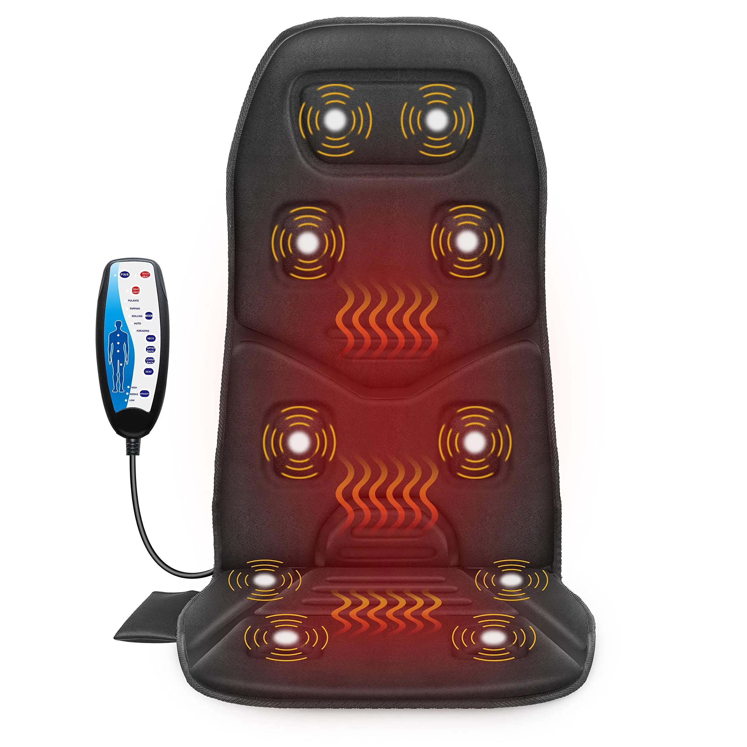 Korea Matelas Tapis De Massage Electrique Japan Electric Seat Massager Heating Pad Mat Vibration Massage Mattress With Heating