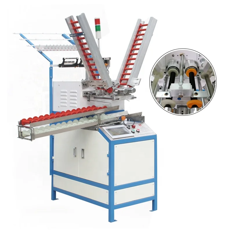 Double Chute bobbin winder machine braider factory quality bobbin automatic winder good price weft yarn machine