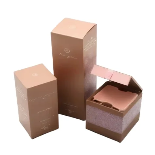 Custom Beauty Products Package perfume Paper Box For Serum Skincare Packaging