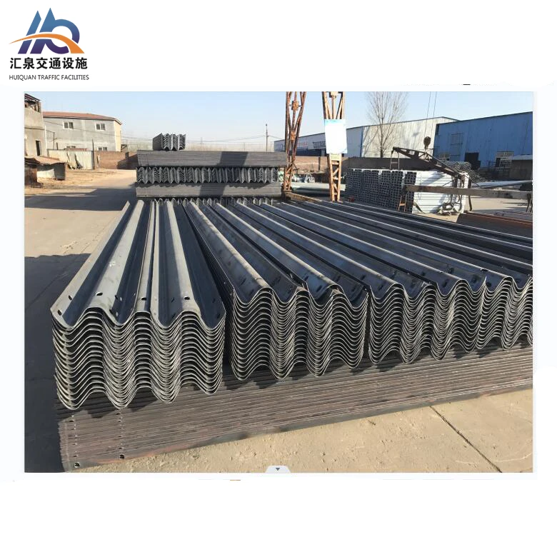 Highway Guardrails Galvanized Steel Safety Corrugated Road Metal Price High Board Crash Roadside Per Speed For W Beam Guardrail