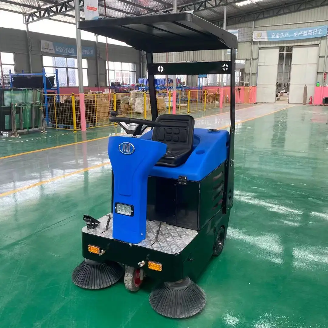 The new road sweeper is suitable for factories