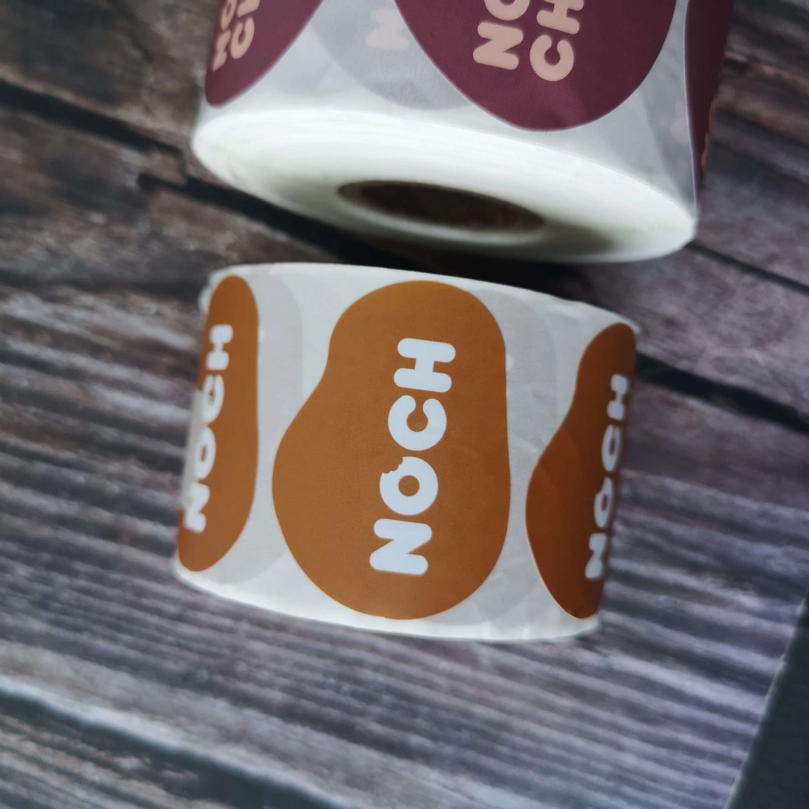 Manufacturers Custom Private Brand Name Printing Logo Adhesive Roll Labels Stickers for Packaging