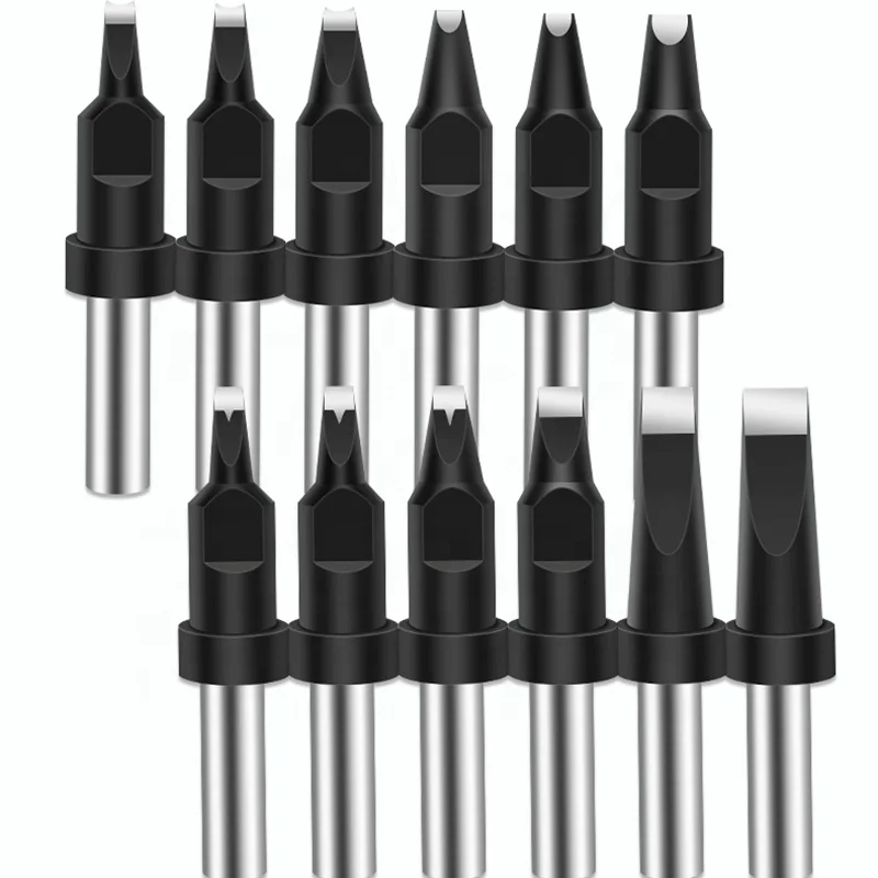 910 Series Oxygen Copper Plating Soldador De Punta Soldering Iron Bit  For Automatic Soldering Robot Soldering Iron Tip