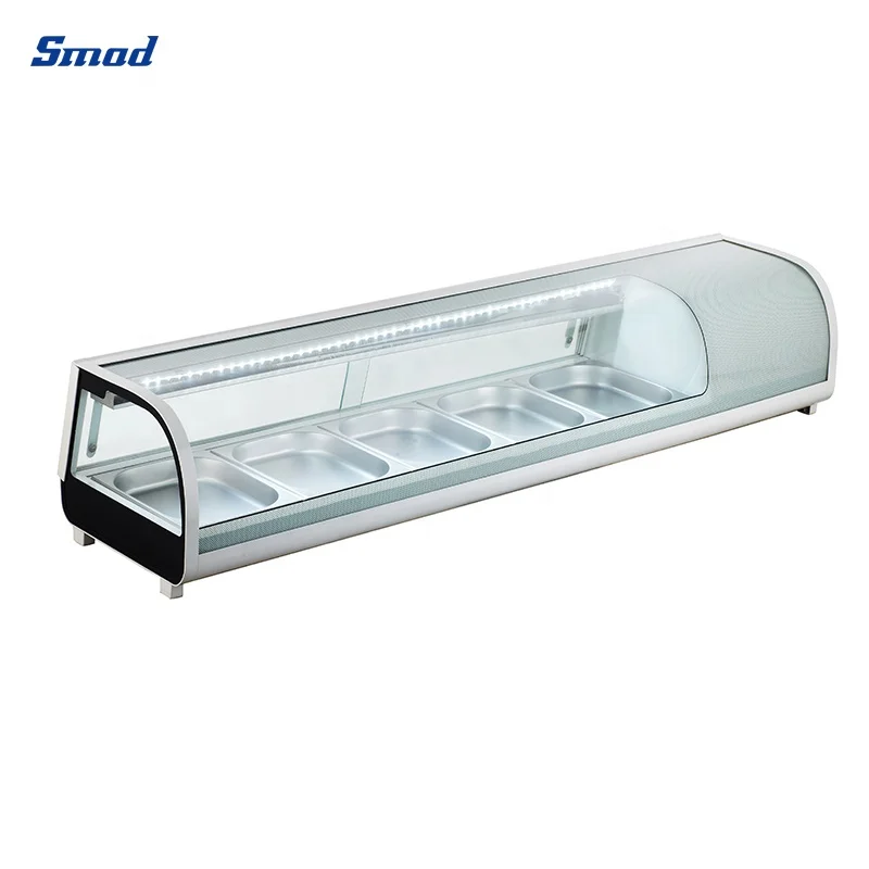 Counter top Chiller Refrigerator Mini Sushi Bar Display Showcase