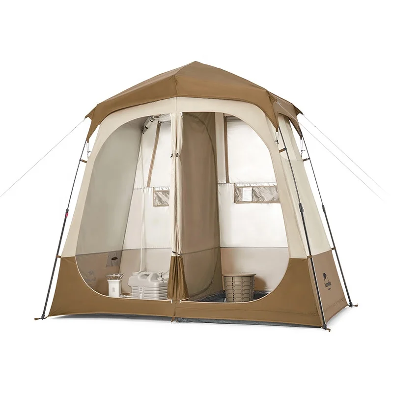 Naturehike outdoor camping Bathroom Changing Dressing Room Shower Toilet Tent dry wet separation automatic shower tent