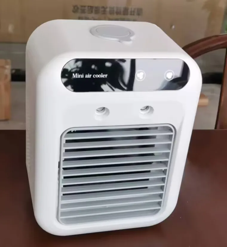 Upgraded Evaporative Mini Personal Air Cooler Portable Air Conditioners Cooling Fan with Cool Mist for Bedroom Office Camping