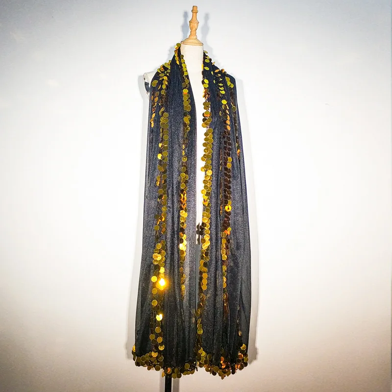 Large size Professional Oriental Malaya Indian belly Dancing Stage Performance Scarf veil for adult dance training