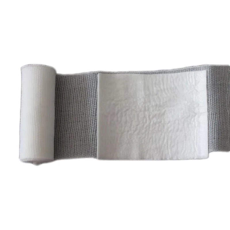 Factory Customized Bleached Elastic gauze bandage Conforming First Aid PBT Bandage