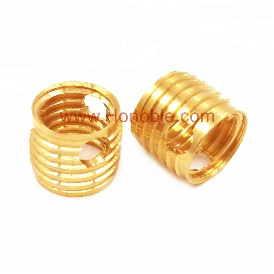 
Self-tapping threaded inserts for plastic 