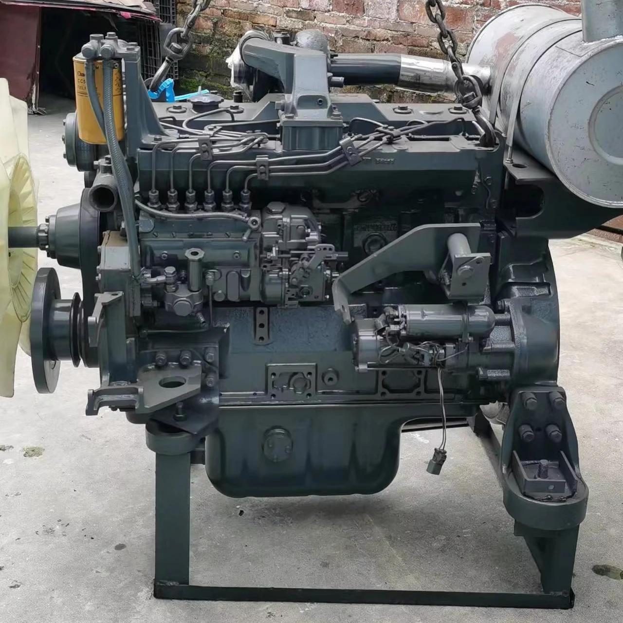 6D125 6D102 дизельный двигатель в сборе для экскаватора PC400-7 PC200-6 PC200-7 PC200-8 PC360-7 PC400-6 полный