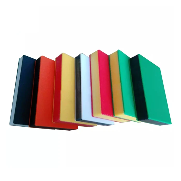 color texture surface wear resistant double layered hdpe plastic sheet
