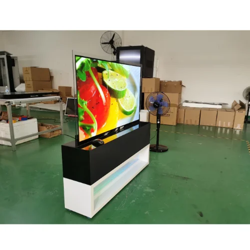 55inch  Display Transparent Digital Signage OLED  Screen 4K HD Interactive Touch Ultra Thin Transparent OLED Display