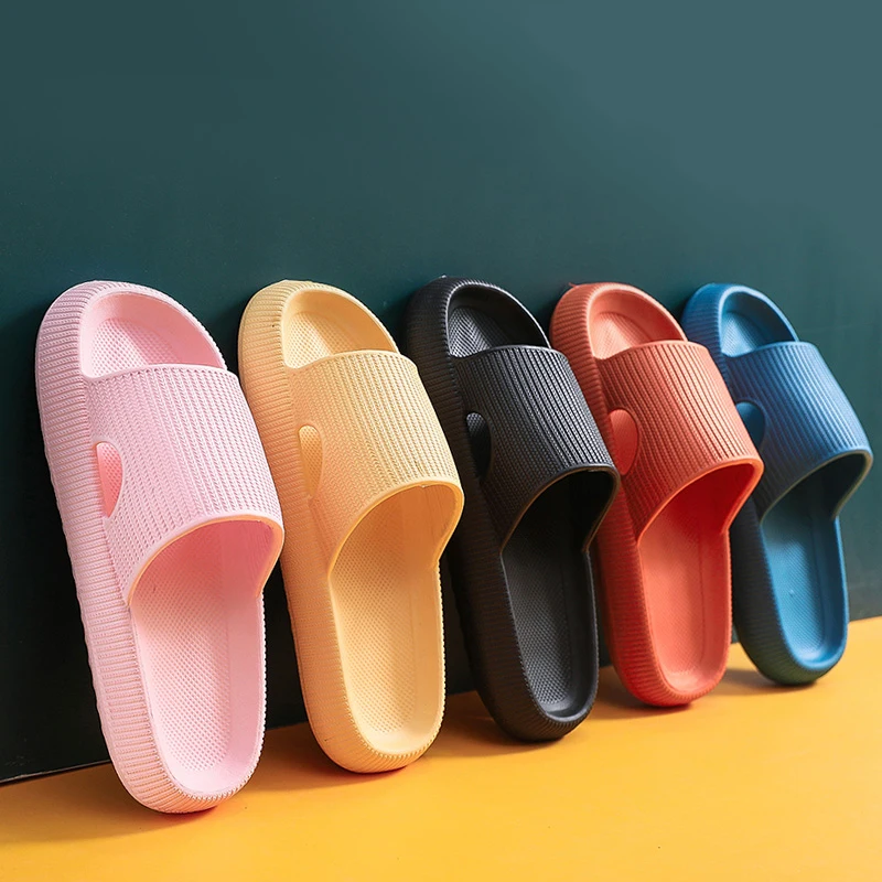 Dropshipping Recommend Wholesale Women Men Unisex Eva Injection Sandals Bath Beach And Indoor Slip On Slippers